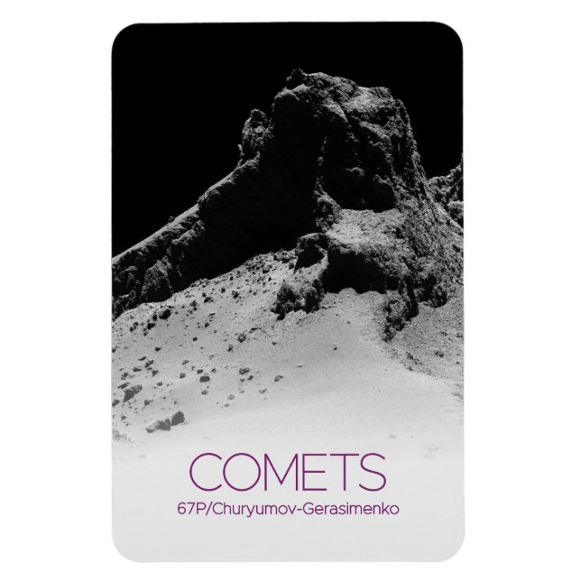 Outer Space, Solar System, Cosmos, Comets, 67P Magnet (Vertical)