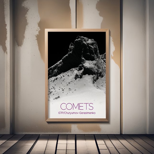 Outer Space, Solar System, Cosmos, Comets, 67P Poster (Creator Uploaded)