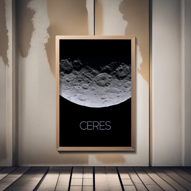 Outer Space, Solar System, Dwarf Planet Ceres Foam Board (Creator Uploaded)