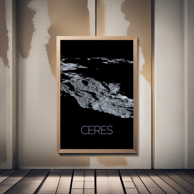 Outer Space, Solar System, Dwarf Planet Ceres Foam Board (Creator Uploaded)