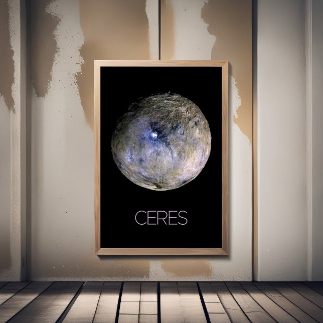 Outer Space, Solar System, Dwarf Planet Ceres Foam Board (Creator Uploaded)