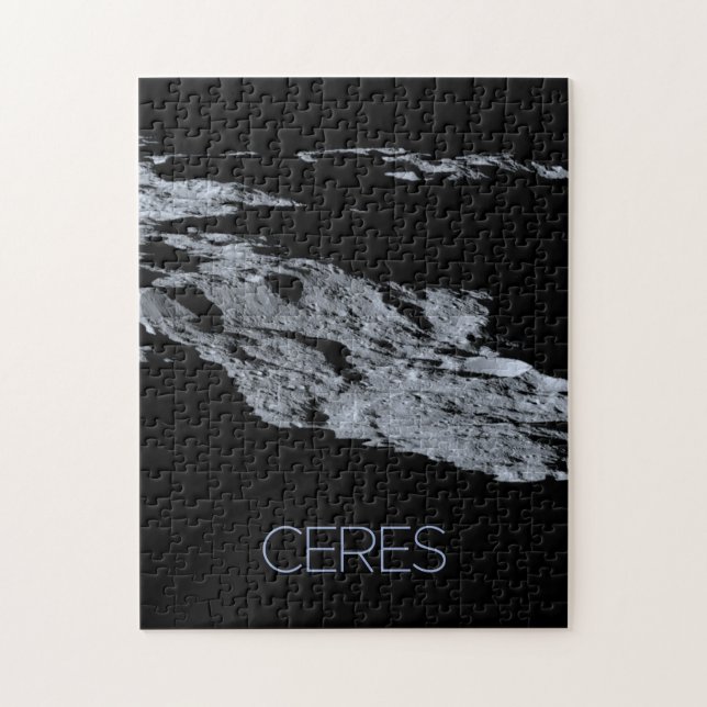 Outer Space, Solar System, Dwarf Planet Ceres Jigsaw Puzzle (Vertical)