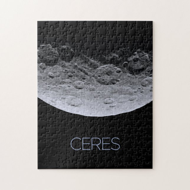 Outer Space, Solar System, Dwarf Planet Ceres Jigsaw Puzzle (Vertical)