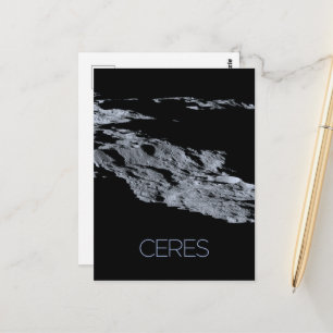 Outer Space, Solar System, Dwarf Planet Ceres Postcard