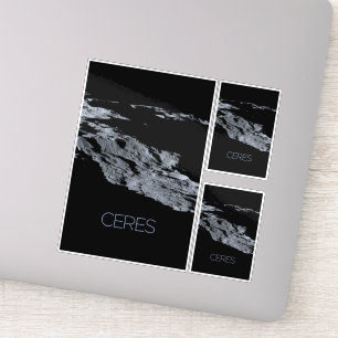Outer Space, Solar System, Dwarf Planet Ceres Sticker