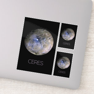 Outer Space, Solar System, Dwarf Planet Ceres Sticker