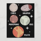 Outer Space Solar System Dwarf Planet For Kids (Front)