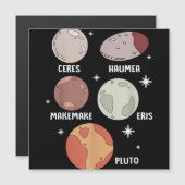 Outer Space Solar System Dwarf Planet For Kids (Front/Back)