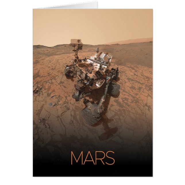 Outer Space, Solar System, Planet Mars, Curiosity Cards (Front)