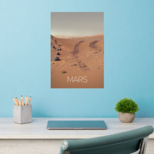 Outer Space, Solar System, Planet Mars, Curiosity Wall Decal
