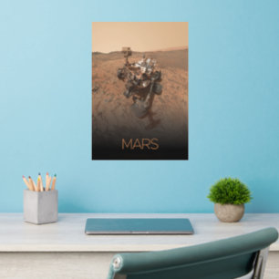 Outer Space, Solar System, Planet Mars, Curiosity Wall Decal