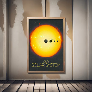 Outer Space, Solar System, The Sun and Planets Poster