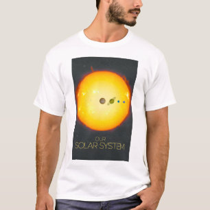 Outer Space, Solar System, The Sun and Planets T-Shirt