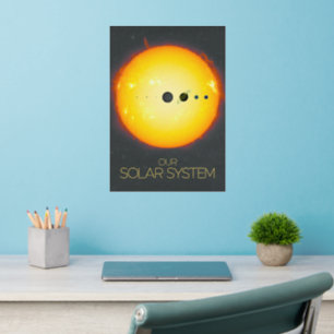 Outer Space, Solar System, The Sun and Planets Wall Decal