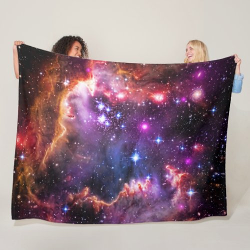 Outer Space Starry Wingtip, Small Magellanic Cloud Fleece Blanket