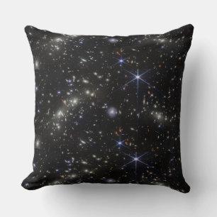 Outer Space Stars Galaxies Solar System Throw Pillow