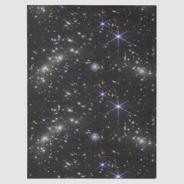 Outer Space Stars Galaxies Solar System Tissue Paper (Front)