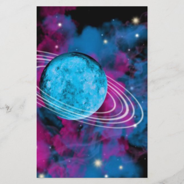 Outer Space Stationery (Front)