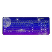 Outer Space Themed Wireless Keyboard (Front)