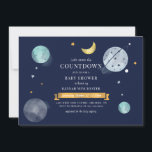 Outer Space Watercolor Galaxy Baby Shower Invitation<br><div class="desc">Outer Space Watercolor Galaxy Baby Shower Invitation</div>