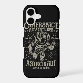 Outerspace Adventurer Astronaut Aim For The Stars iPhone 17 Case