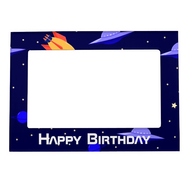 Outerspace Art Outer Wilds Solar System Astronomie Magnetic Frame (Front)