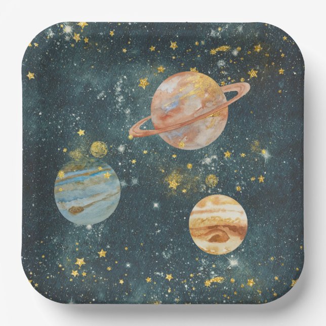 Outerspace Party Plates (Front)