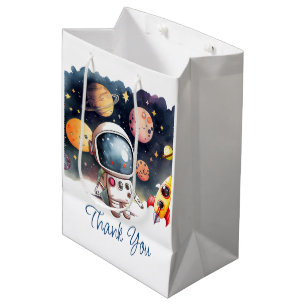 Outerspace Planets Happy Birthday Favor Bag