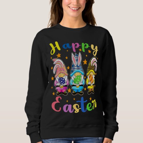Outfit Happy Easter Day 2022 Bunny Gnome Hug Easte Sweatshirt