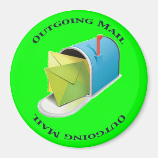 Outgoing Mail Magnet