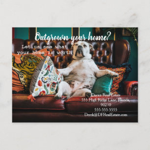 Outgrown Your Home dog Real Estate Card