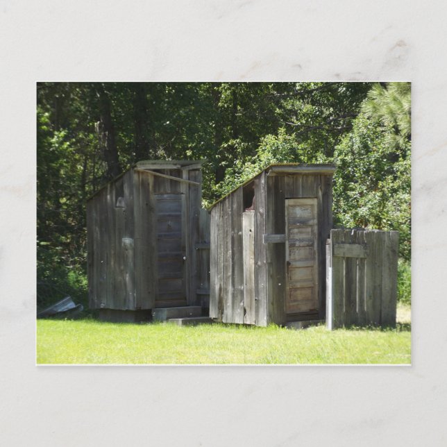 Outhouse Postcard (Front)