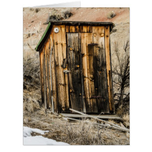 Outhouse with Electricity - Pit Toilet - Restroom