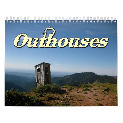 Outhouses Wall Calendar