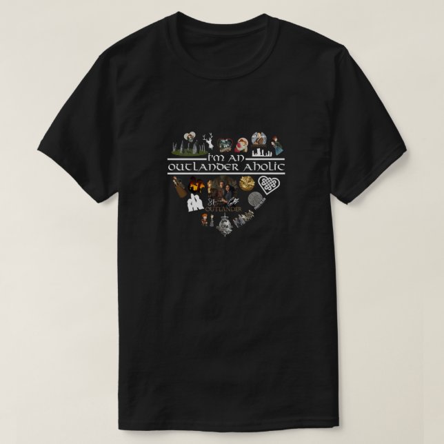 Outlander-Aholic Classic  T-Shirt (Design Front)