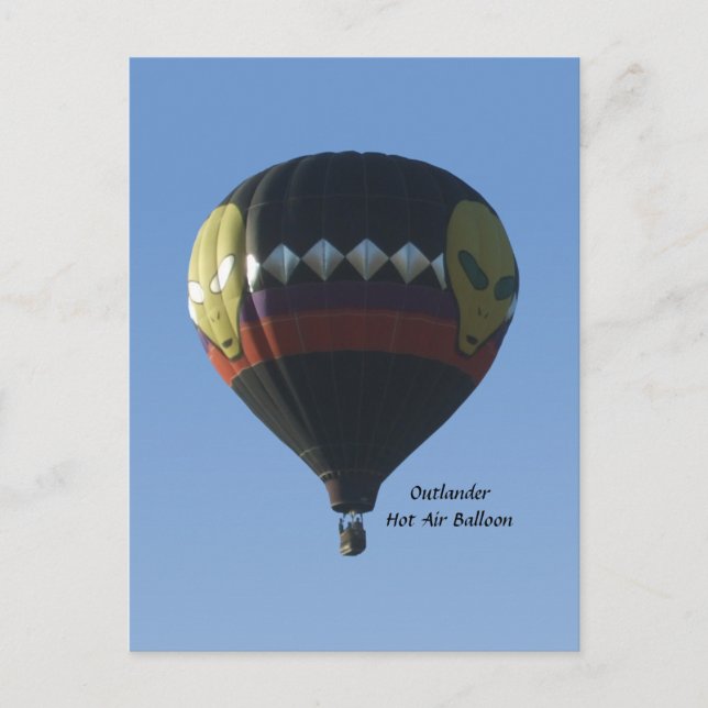 Outlander Hot Air Balloon Postcard (Front)