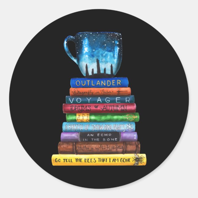 Outlander Lover Essential T Shirt  Classic Round Sticker (Front)