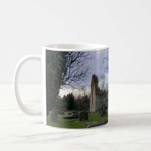 Outlanders Black Kirk Film Location Church Ruins Coffee Mug