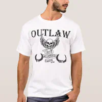 Outlaw Alleged Badboy by Bull of the Woods T-Shirt | Zazzle