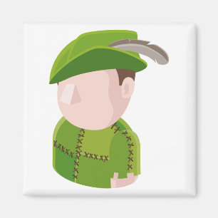 Outlaw Avatar People Icon Magnet