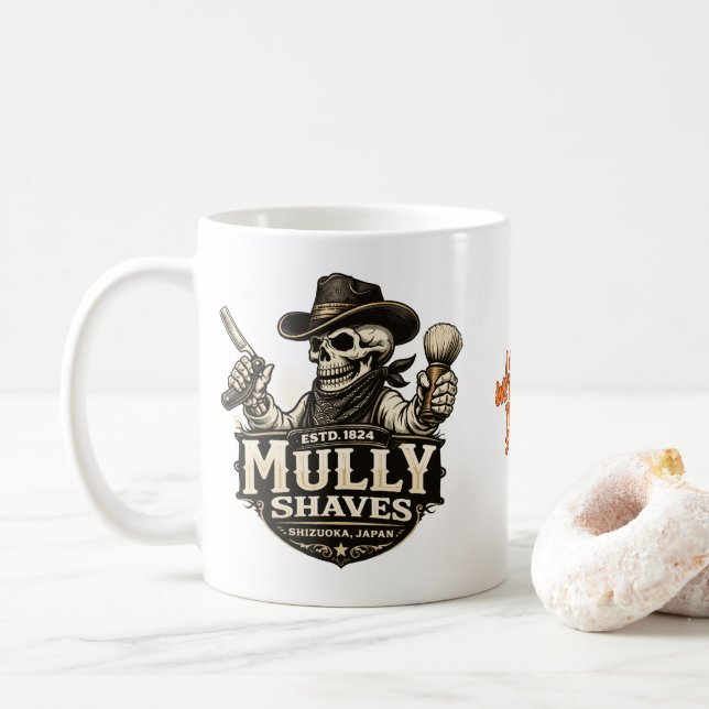 Outlaw Barbershop Mug (With Donut)