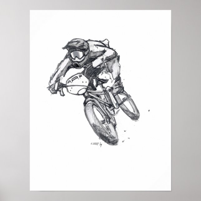 Outlaw BMX art poster #2 (Front)