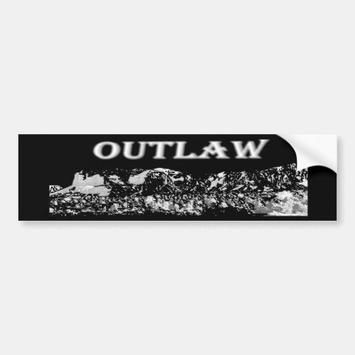 Outlaw Bumper Sticker