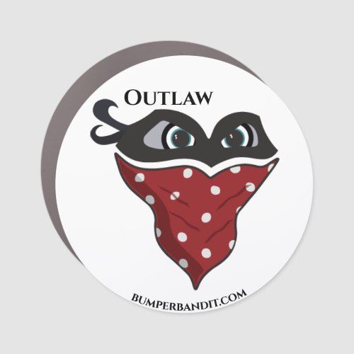 Outlaw Car Magnet