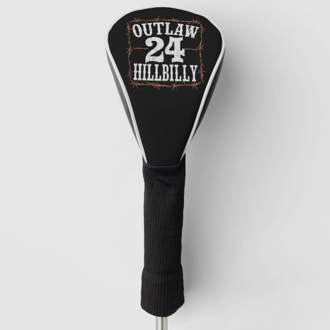 Outlaw Hillbilly 2024 Western Trump Vance 2024  Golf Head Cover (Front)