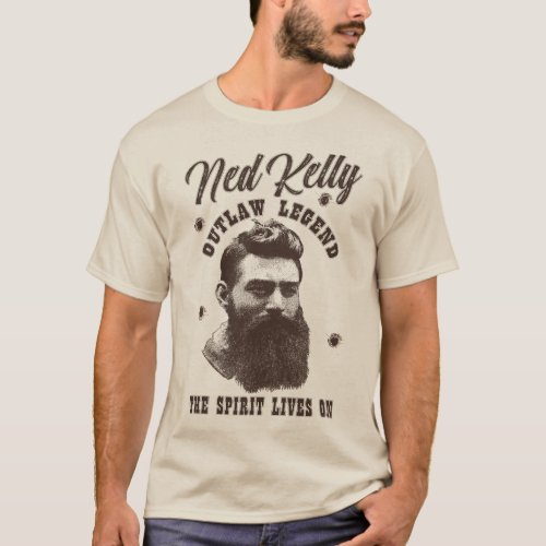 Outlaw Legend _ Ned Kelly _ Australia Bushranger T T_Shirt