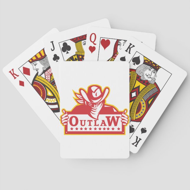 Outlaw Poker Cards (Back)