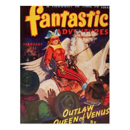 Outlaw Queen of Venus Postcard