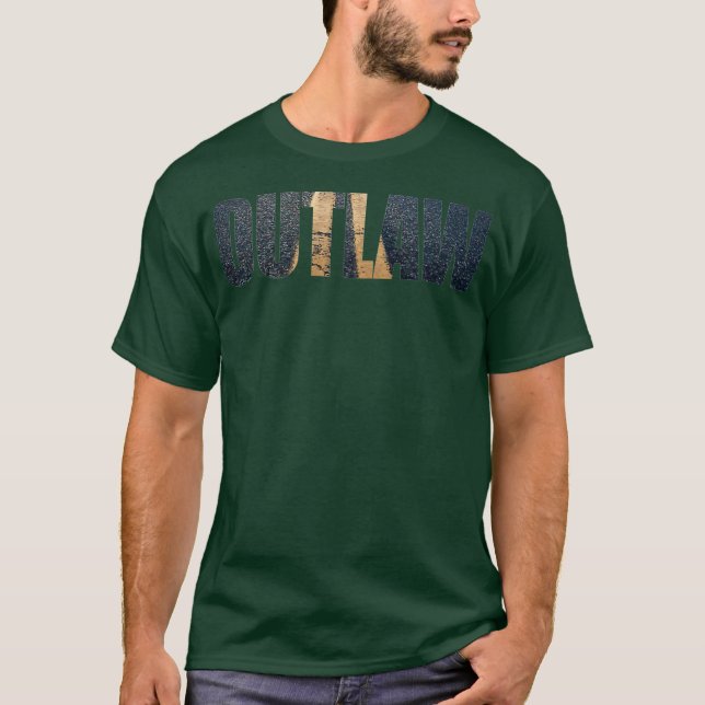 Outlaw Race Street Racing Drag Strip Premium T-Shirt (Front)