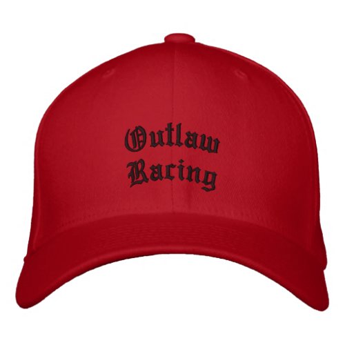 Outlaw Racing Embroidered Baseball Cap